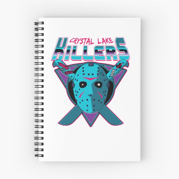 Item preview, Crystal Lake Killers Retro Hockey Mask Design designed and sold by Nicole Payne.