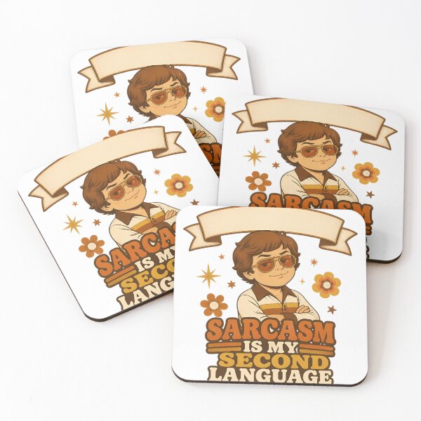 Item preview, Sarcasm Is My Second Language Retro designed and sold by Artisan-Vault.