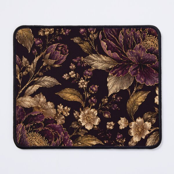 Item preview, Vintage Purple and Gold Botanical Floral Tapestry designed and sold by Nyxara_1700.