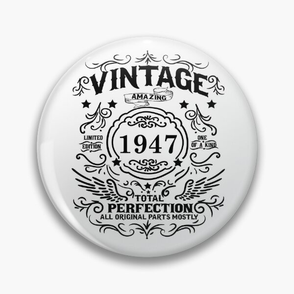 Item preview, Vintage born in 1947 aged to perfection elegant 80th birthday designed and sold by Alexaltay.