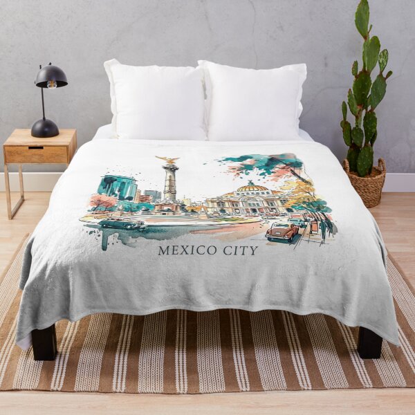 Item preview, Mexico City Watercolor and Urban Architecture designed and sold by EdwinkOne.