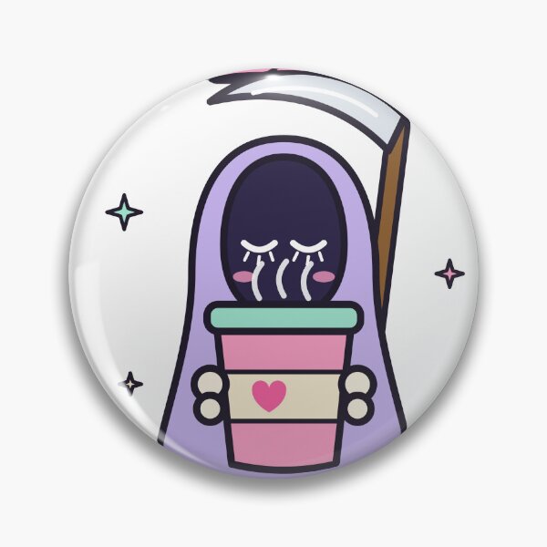 Item preview, Dead Tired Pastel Goth Grim Reaper Coffee designed and sold by Pixel Pantry.