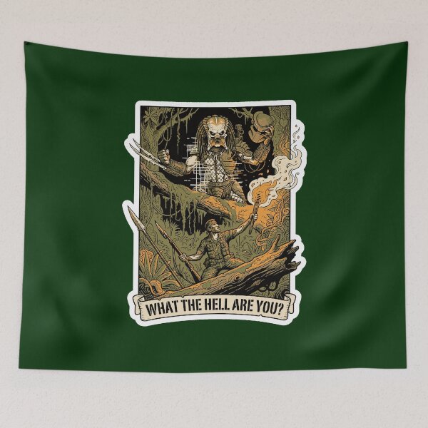 Item preview, What The Hell Are You Alien Hunter Art designed and sold by ruidaniel.