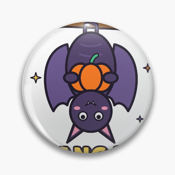 Item preview, Hang In There Cute Bat Hugging Pumpkin designed and sold by Pixel Pantry.