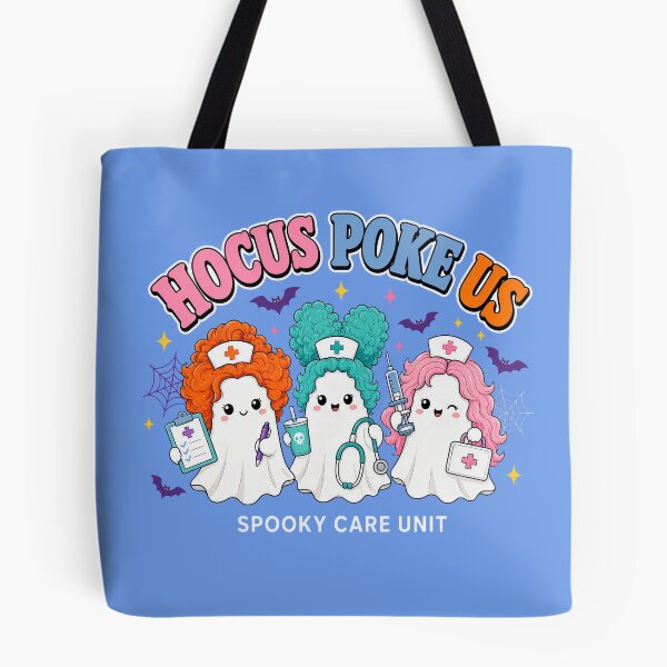 Item preview, Hocus Poke Us Funny Halloween Ghosts designed and sold by oraliemorgan.