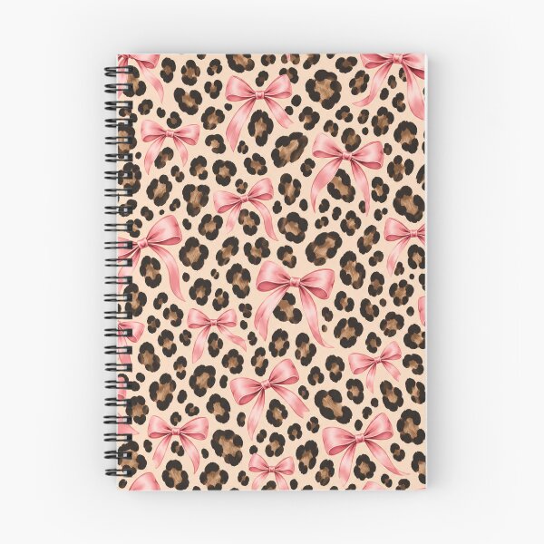 Item preview, Neutral Leopard Print and Pink Bows Seamless Pattern designed and sold by Epic Wear Store.