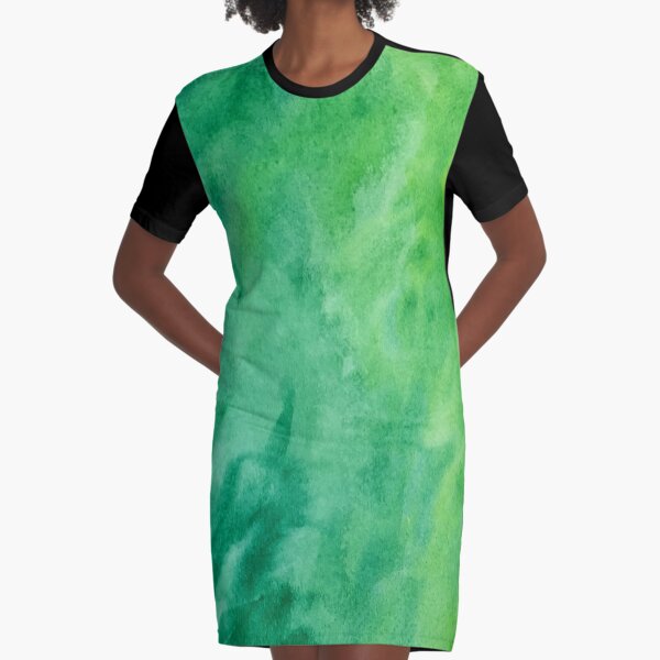Mean and Green Graphic T-Shirt Dress