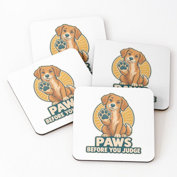 Item preview, Paws Before You Judge Funny Dog Design designed and sold by OrientKes.