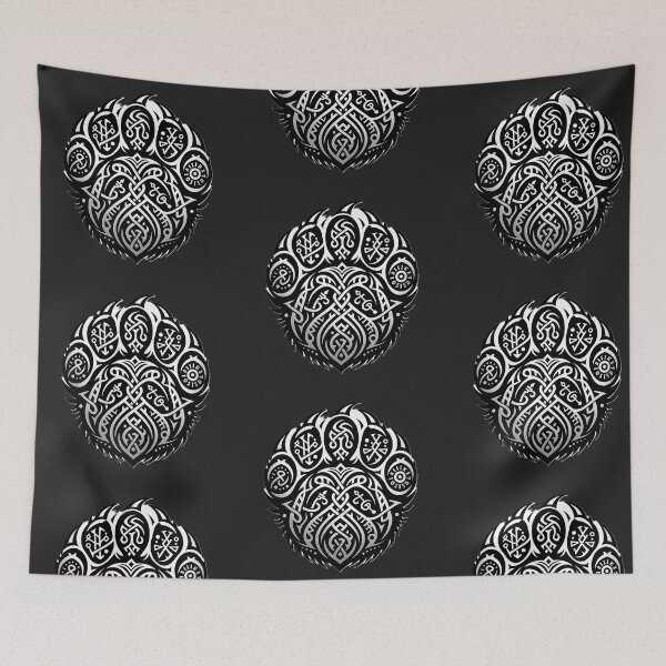 Item preview, Sacred Seal of Veles - Slavic Pagan Bear Paw Tattoo Design designed and sold by GodsMonsterss.