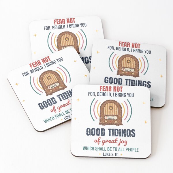 Item preview, Good Tidings of Great Joy Luke 2:10 Vintage Radio Fear Not designed and sold by ebocraft.
