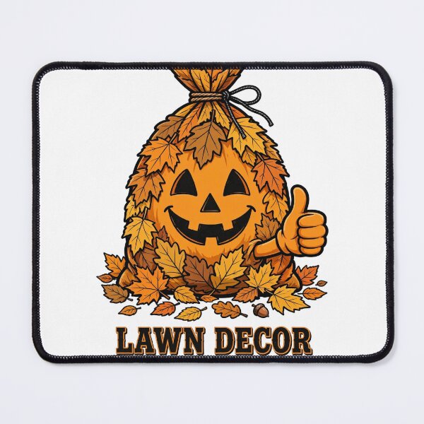 Item preview, Lawn Decor Legend – Funny Pumpkin Leaf Bag Halloween designed and sold by CozyCornerDesigns.