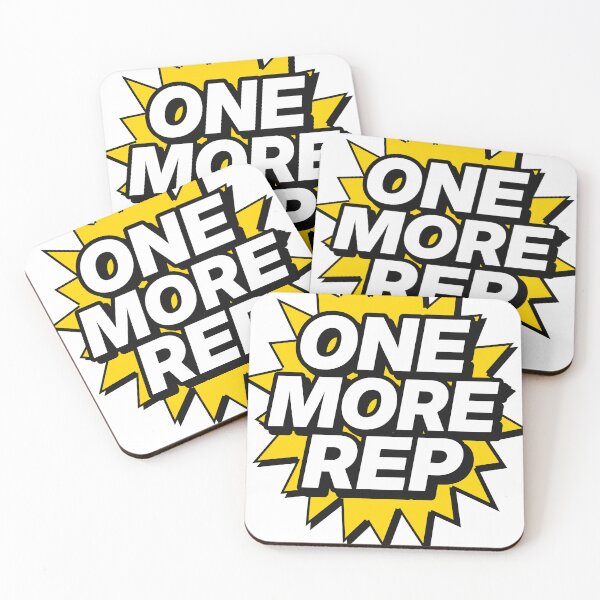 Item preview, One More Rep Pop Art Gym Motivation designed and sold by LoudWallz.