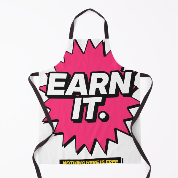 Item preview, Earn It Pop Art Gym Motivation designed and sold by LoudWallz.