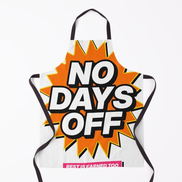 Item preview, No Days Off Pop Art Gym Motivation designed and sold by LoudWallz.