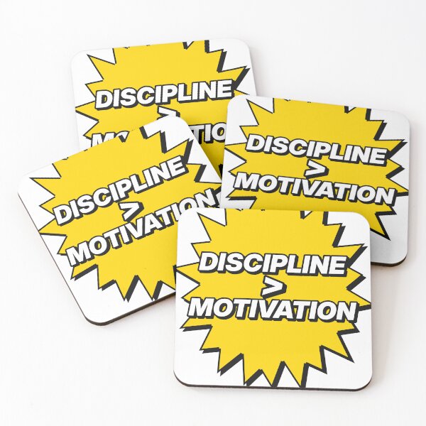 Item preview, Discipline Over Motivation Pop Art Gym Quote designed and sold by LoudWallz.
