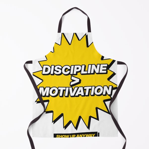 Item preview, Discipline Over Motivation Pop Art Gym Quote designed and sold by LoudWallz.