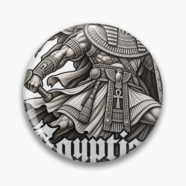 Item preview, Egyptian Warrior Woodcut Grimdark T-Shirt designed and sold by SunnyDesign82.