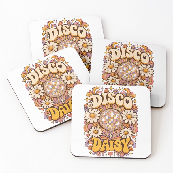 Item preview, Disco Daisy Retro 70s Disco Ball Flower Power Art designed and sold by EssentialsWear.