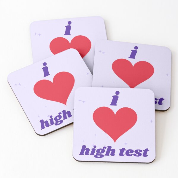Item preview, I Heart High Test Funny Gym Y2K designed and sold by LoudWallz.