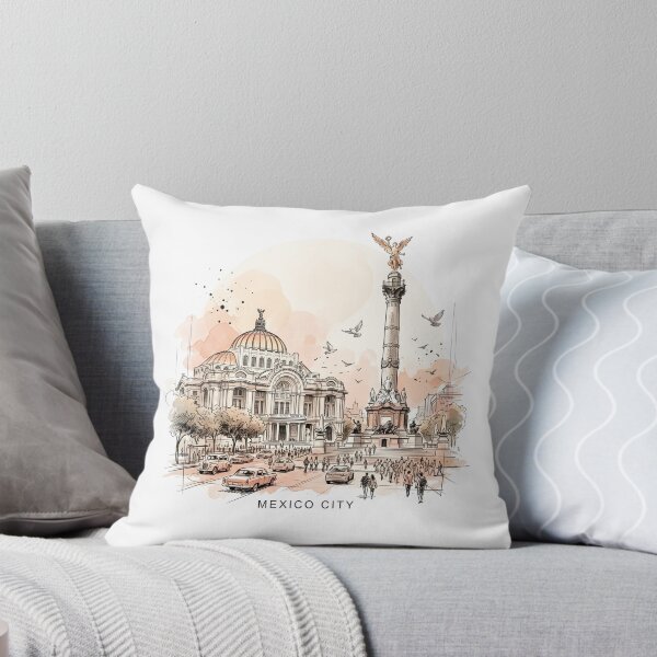 Item preview, Mexico City Architecture in Watercolor designed and sold by EdwinkOne.