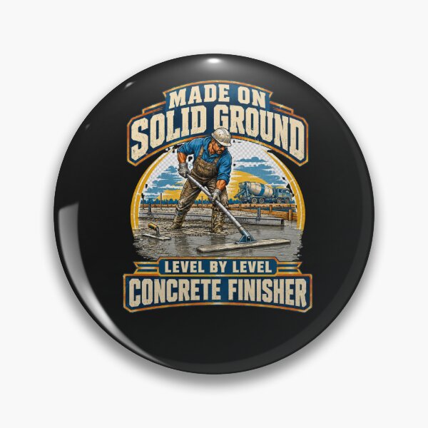 Item preview, Vintage Concrete Finisher Construction Worker designed and sold by AdicretorDesign.