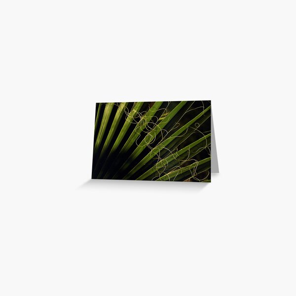 Green hair Greeting Card