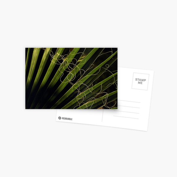 Green hair Postcard