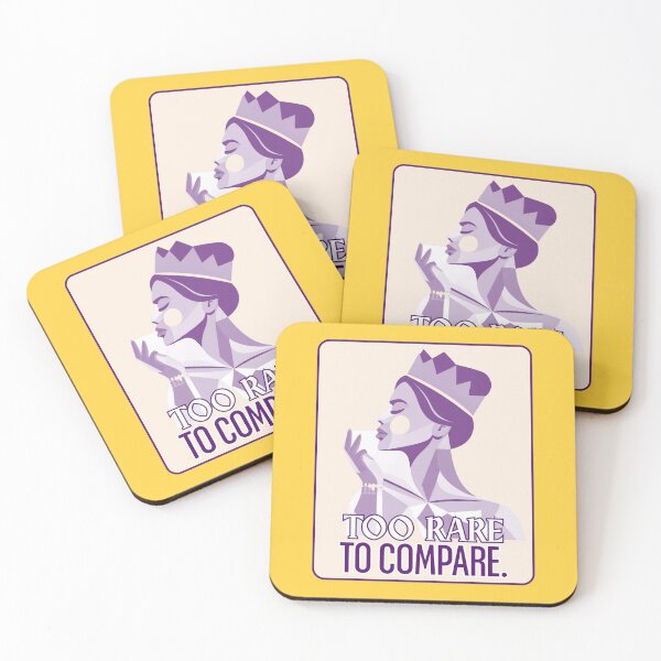 Item preview, Too Rare to Compare | Queen Energy Quote Art designed and sold by Magic Love Art Print.