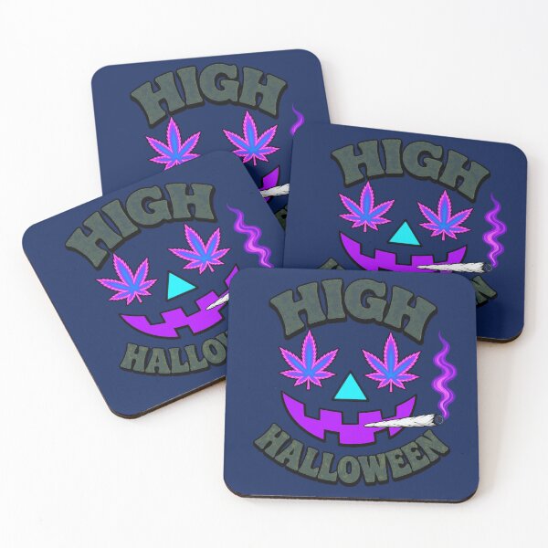 Item preview, High Halloween Stoner Pumpkin Weed designed and sold by marlingordon.