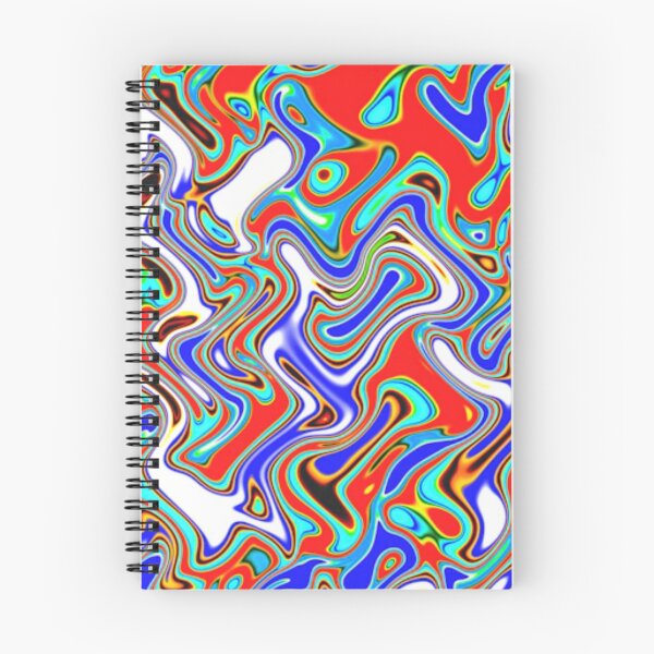 Item preview, Electric Liquid Waves Abstract Pattern designed and sold by Dew Drop Designs.