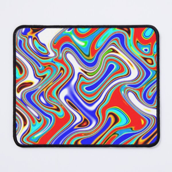 Item preview, Electric Liquid Waves Abstract Pattern designed and sold by Dew Drop Designs.