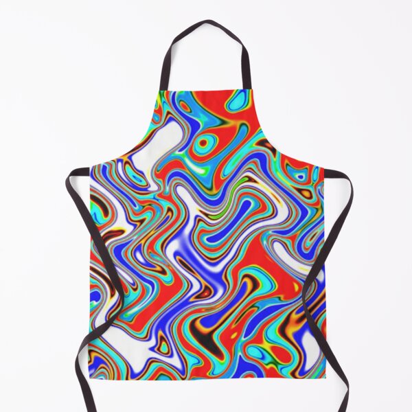 Item preview, Electric Liquid Waves Abstract Pattern designed and sold by Dew Drop Designs.