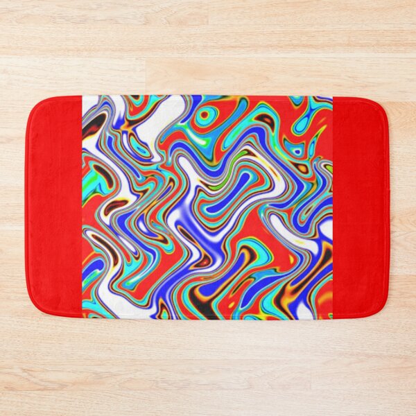 Item preview, Electric Liquid Waves Abstract Pattern designed and sold by Dew Drop Designs.