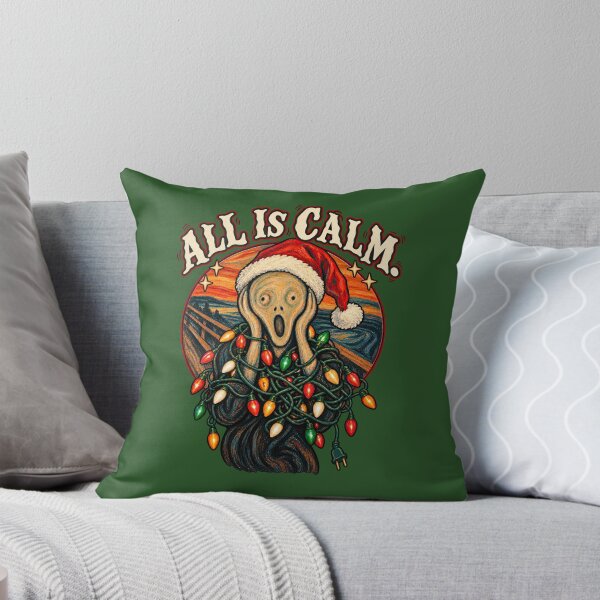 Item preview, Christmas Scream - All is CALM! designed and sold by MagicStrawberry.