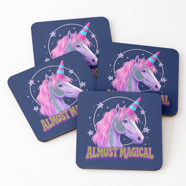 Item preview, Almost Magical Majestic Pink Unicorn designed and sold by marlingordon.