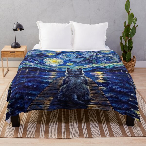 Item preview, Funny Scottish Terrier Starry Night Painting Bridge Star Mom Dad Kids designed and sold by FurryHavenPH.