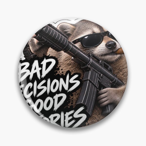 Item preview, Raccoon Bad Decisions Good Stories designed and sold by DeutscheIronMan.
