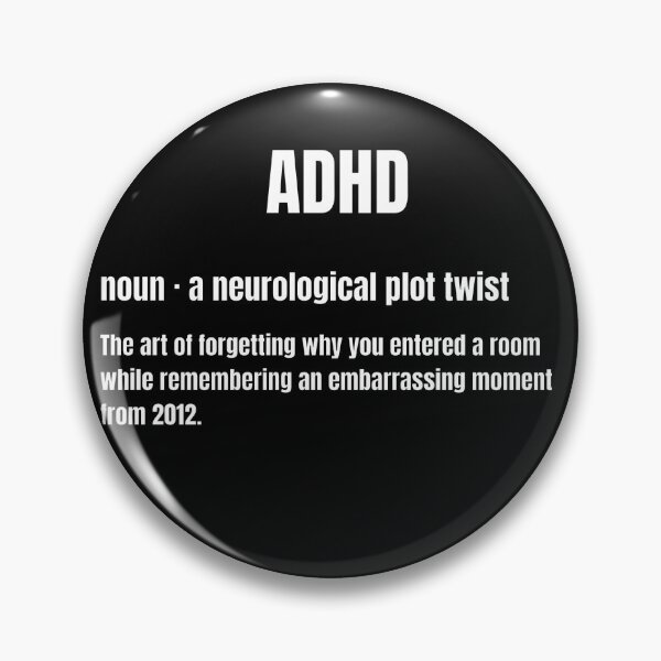 Item preview, Funny ADHD Quote Sarcastic Neurodivergent Merch designed and sold by aestella.