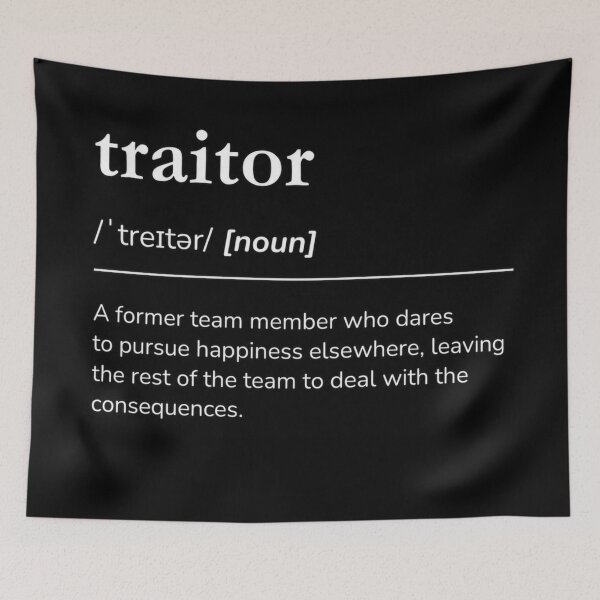 Item preview, Black Traitor Definition, Sarcastic Farewell Gift designed and sold by lagunaklein.