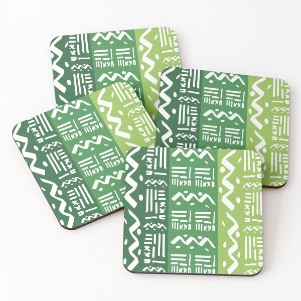 Item preview, Green mud cloth designed and sold by Wolagno.