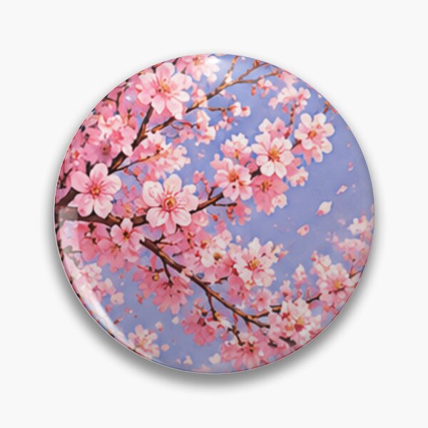 Item preview, Cherry Blossom Sky Circular Painting designed and sold by Rehnair.
