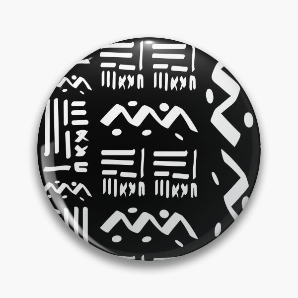 Aperçu de l'œuvre african pattern black créée et vendue par Wolagno.