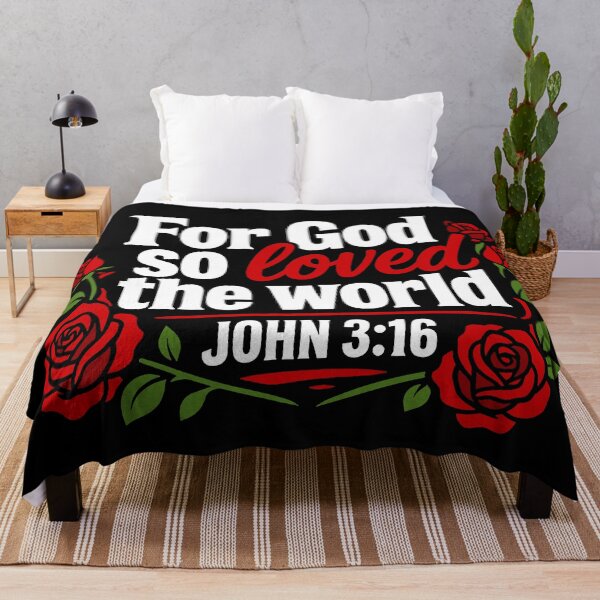 Item preview, John 3:16 For God So Loved The World designed and sold by plushism.
