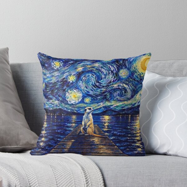 Item preview, Funny Meerkat Starry Night Painting Bridge Star Boys Girls Kids designed and sold by FurryHavenPH.