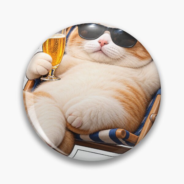 Item preview, Chill Cat Deckchair Weekend designed and sold by DeutscheIronMan.