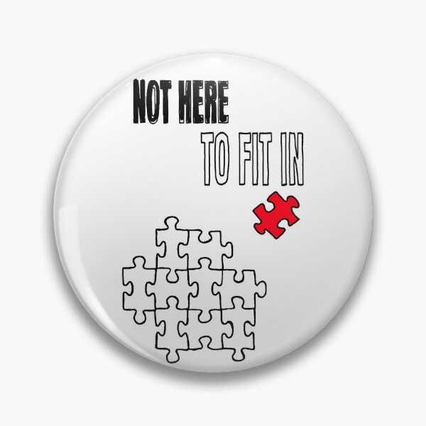 Item preview, Not here to fit in designed and sold by khy-art-print.