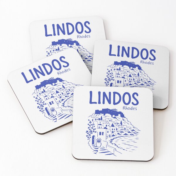 Item preview, Lindos Rhodes Coastal Summer Aesthetic designed and sold by MavtM.