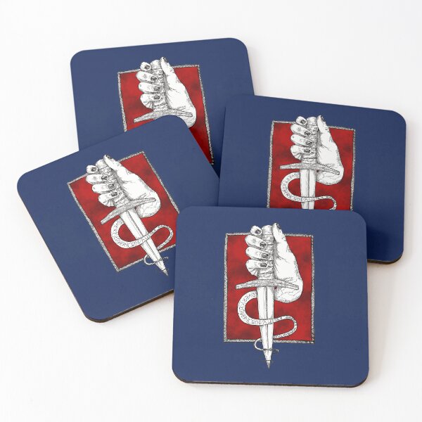 Item preview, Red and White Geometric Emblem designed and sold by lloydnoble.