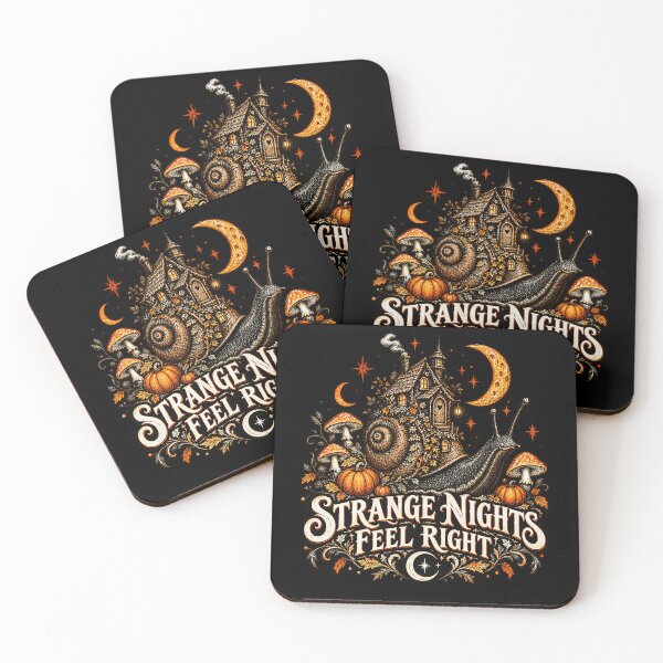 Item preview, Gothic Halloween Snail Cottage – Strange Nights Feel Right designed and sold by TheInkRaven.