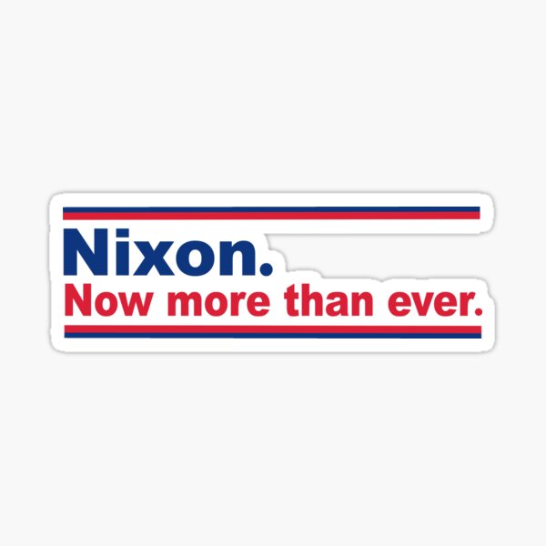 Vista previa del artículo con la obra «Nixon. Ahora mas que nunca.», diseñado y vendido por Ice-Tees.